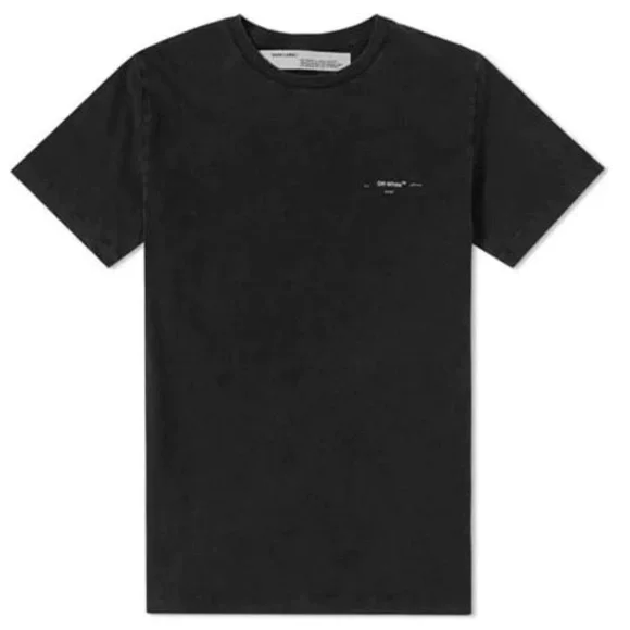 Off-White 3D Arrow Short Sleeve Ordinary Version Black